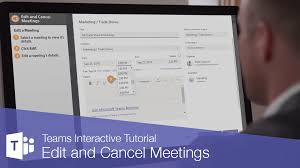With this app for online meeting, you can. Edit And Cancel Meetings Customguide