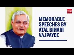 But what many might not know is the role of a couple of. Watch Memorable Speeches Of Atal Bihari Vajpayee Youtube