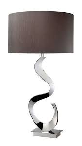 Dory 30 Metallic Table Lamp In 2020 Chrome Table Lamp Brass Table Lamps Metal Table Lamps