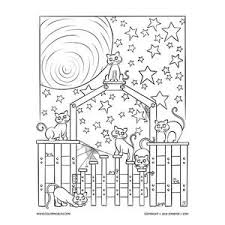 Click any coloring page to see a larger version and download it. Night Cats Under The Stars Star Coloring Pages Under The Stars Cats