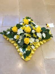 Domino sympathy flowers funeral tribute. Aylesbury Funeral Flowers Florist Funeral Tributes Wreaths Coffin Sprays Sympathy Bouquets Fresh Funeral Flowers Delivered