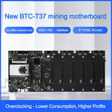 Mining Motherboard 8 Gpu Bitcoin Crypto Etherum Mining No128gb Msata Ssd Ddr3 Ebay