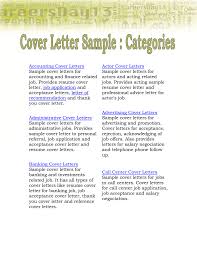 Accounting Cover Letters Sample Cover Letters For Accounting And