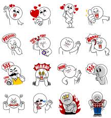 moon turkey special sticker for line whatsapp android iphone ios funny stickers cartoon design line sticker
