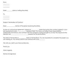 All dismissal letters state the reasons for termination including information about previous incidents that might have contributed to this decision. Writing A Contract Termination Letter Guide And Free Templates