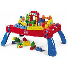 Mega Bloks Build N Learn Table Kids Activity Table Learning Toys Toys For 1 Year Old