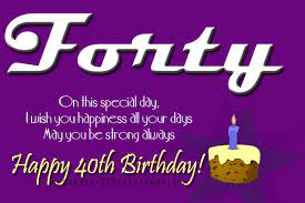 Funny, cute & vintage designs. 40th Birthday Greeting Card 365greetings Com