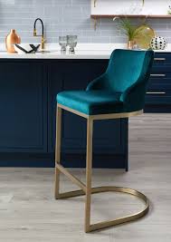 Hector black and ash pair of bar stools. Breakfast Bar Stools Teal