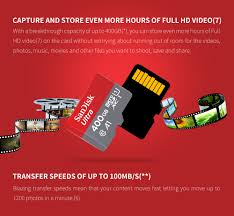 At the ifa 2017 conference this week, sandisk unveiled a 400gb ultra. Sandisk Micro Sd Karte 64gb 128gb 200gb 256gb 400gb10 0 Mb S Tf Karte Sdhc Sdxc Speicher Karte 16gb 32gb 98 Mb S Fur Tablet Smartphone Memory Card Micro Sd Cardsd Card Aliexpress