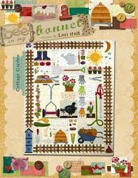 Cottage Garden 24 00 Via Etsy Farm Quilt Garden Quilt Applique Quilts