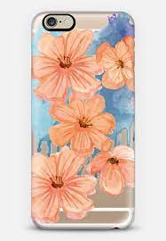 Spring Fever Coral Transparent Iphone 6 Case By Sylvia Cook Casetify Get 10 Off Using Code 8i2vff Ip Girly Iphone Case Cool Iphone Cases Cool Phone Cases