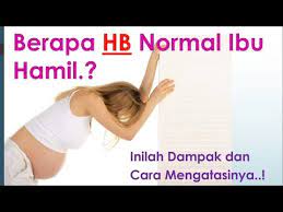 Nutrisi tersebut bermanfaat untuk menjaga kesehatan ibu. Berapa Hb Normal Ibu Hamil Inilah Dampak Dan Cara Mengatasinya Youtube