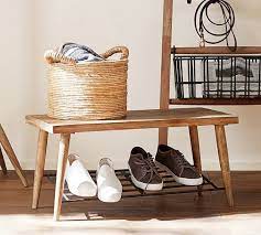 Lucy Mango Wood Shoe Rack With Bench Wood Shoe Rack Shoe Rack Wood Shoes