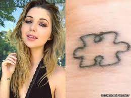 Likeness puzzle pieces tattoo puzzle pieces with these words are a definition of resemblance in appearance and personality. 5 Celebrity Puzzle Piece Tattoos Steal Her Style