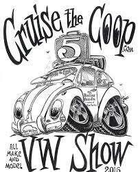 cruise the coop 5th annual vw car show and swap march 12th 2016 cruise flyer event