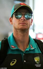 Ball-tampering scandal: Steve Smith paraded through Johannesburg Airport