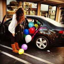 Birthday Surprise For Husband In Car Car Full Of Surprise Birthday Balloons Birthday Balloon Surprise Birthday Balloons Balloons