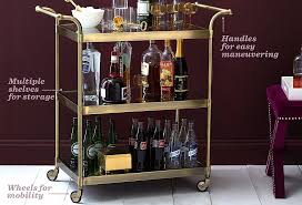 Stock your home bar with these 7 liquor cabinet essentials and be ready for the holidays! The Essential Guide To Bar Carts One Kings Lane