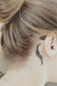 White feathers are a sign that somebody is watching over you. 20 Cute Behind The Ear Tattoos For Women In 2021 The Trend Spotter