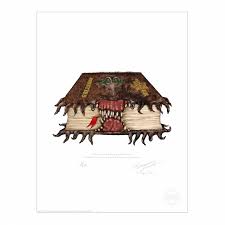 The Monster Book Of Monsters Print Harry Potter Graphic Art Prints Minalima In 2020 Monster Book Of Monsters Harry Potter Drawings Graphic Art Prints