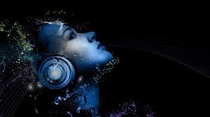 Wallpapers Blues Music Abstract Headphones Women Blue Digital Art Como Eu Me Sinto