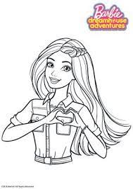 Barbie T Aime Coloriage Barbie Barbie Coloration Barbie