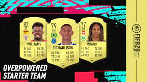 27 de septiembre de 2019. Overpowered Starter Team W Richarlison Williams More Fifa 20 Ultimate Team