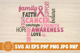 Cancer Survivor Qualities Svg Cut File Graphic By Vectorcreationstudio Creative Fabrica