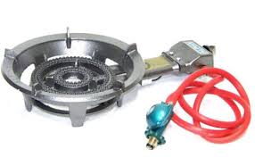 We have a new samsung range with the 5th burner in the middle, but i measured it and it's 19 inches long (front to back) by 7 inches wide. Portable Gas Burner Large Stove Brass Electron Strike By Alpha