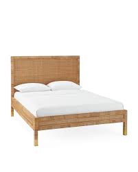 Wicker / rattan popel queen standard 4 piece bedroom set. Balboa Bed Serena Lily