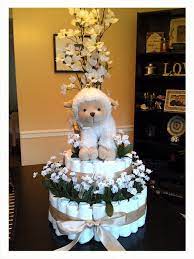 Pin By E Leilous On Diaper Cakes Sheep Baby Shower Baby Lamb Baby Shower Baby Shower Diy