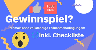 Gewinnspiele brauchen eine auslosung und heute möchten wir euch einige tools mit denen ihr online auslosen könnt, vorstellen: Abmahnung Vermeiden Checkliste Fur Social Media Gewinnspiel