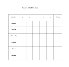 13 Reward Chart Template Free Sample Example Format