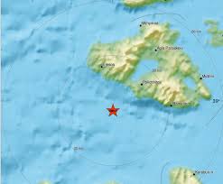 O σεισμός καταγράφηκε σήμερα πέμπτη στις 04:16 και το επίκεντρό του εντοπίστηκε στον υποθαλάσσιο χώρο 10 χιλιόμετρα δυτικά της κυλλήνης. Seismos Twra Sto Boreio Aigaio Eretikos Gr