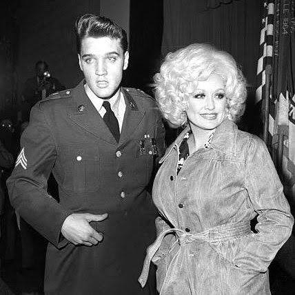 Elvis Presley and Dolly Parton - 2 amazing musicians together