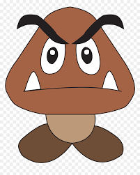 While the more popular method involves a goomba, you can actually save a few steps by eternally bouncing a shell between the arches of a doorway. Transparent Goomba Png Super Mario Goomba Drawing Png Download Vhv