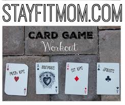 You can choose which exercise goes with which suit. Vega Fueled Card Game Workout Stay Fit Mom