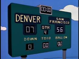 A scoreboard is a large board for publicly displaying the score in a game. Canadian Football Springfield Historical Society Mcgarnagle Com