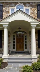 Arched Window Above Front Door Portico Design Porch Design Front Porch Design