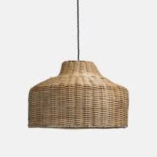 These wicker light brown lamp shades are a neat way to decorate your lights, and your home. 9 Rattan Lamp Shade Ideas Rattan Lamp Rattan Lamp Shade
