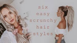 See more ideas about scrunchie hairstyles, scrunchies diy, diy hair scrunchies. 6 Easy Scrunchy Hairstyles Kirsten Zellers Youtube