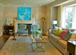 This undulating rainbow rug.exhibit b: Toronto Urban Outfitters Rugs Living Room Traditional With Dark Wood Floor Wooden Sofas3 White Molding