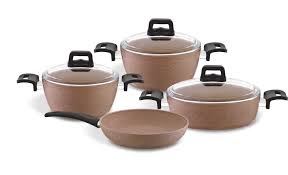 Karaca marina bio granit 7 parça tencere seti. Sofram 7 Parca Kahve Granit Tencere Seti Alkapida Com