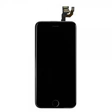 Forfait réparation écran lcd iphone 6 noir/blanc. Ecran Complet Noir Iphone 6 Camera Avant Ecouteur Bouton Home