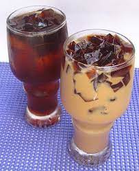 Iced Coffee With Coffee Jelly The Peach Kitchen Coffee Jelly Peach Kitchen Jelly Recipes