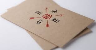 Get your kraft business cards with custom designs and logo of your business and never loss touch with your clients because of unworthy business cards. Light Brown Kraft Business Cards