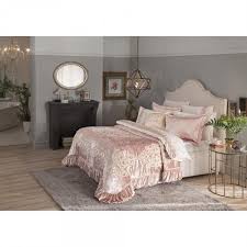 Tac Yatak Ortulu Luks Nevresim Takimi Gracie Pudra Nevresim Takimi Yatak Duvet