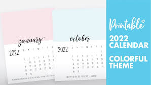 Monthly Calendar 2022 Printable World Of Printables