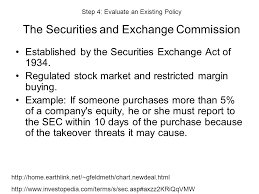 the effectiveness of the securities and exchange commission