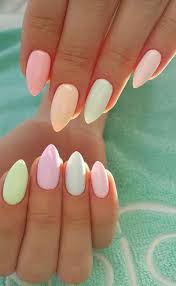 Nails #acrylic #nailart rainbow nail art acrylic nails compilation more nail art✨ amazing amazon nail. 27 Easy Pastel Rainbow Nails To Copy Get These Colors Nails Spring Nail Art Rainbow Nails